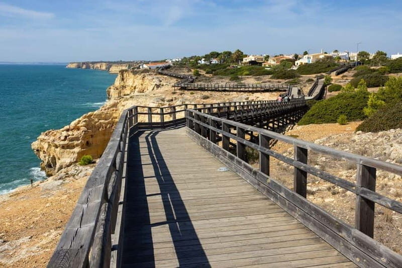 Algarve Adventures from Lisbon + Benagil Cave Boat Tour! - Boneca Cave (Doll’s Face): framing the sea with two window-like openings