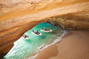 From Lisbon: Algarve, Benagil Sea Cave & Lagos Full-Day Tour - Algar Seco: the coastal walking zone that makes the Algarve feel real