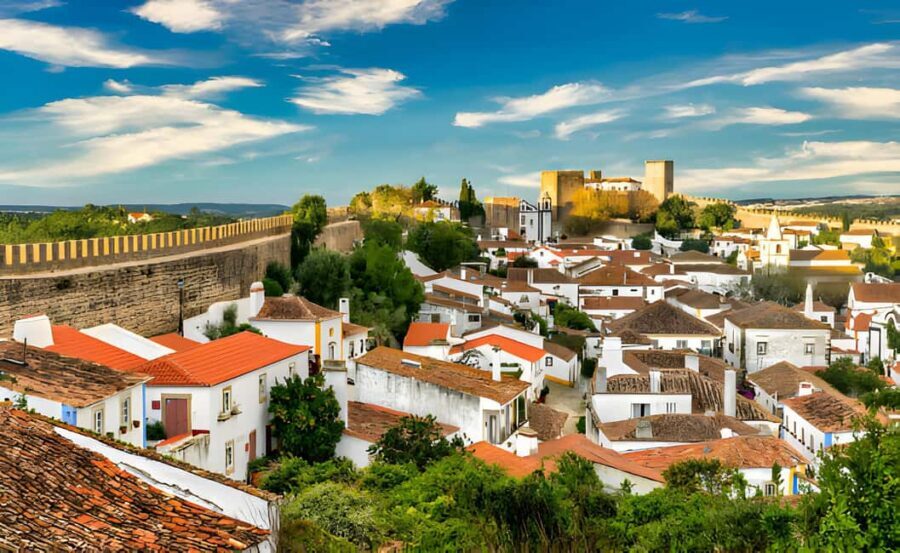 From Lisbon: Obidos, Nazaré and Fátima Small Group Tour - From Lisbon to Óbidos: countryside views and a quick reset