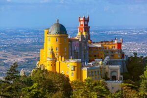 From Lisbon: Sintra, Pena Palace and Regaleira Day Trip - Meeting at Time Out Market, then rolling into Sintra by van