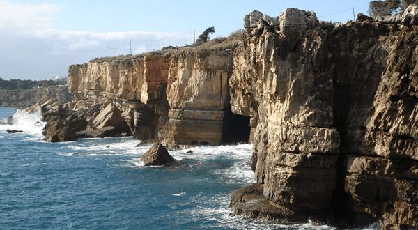 From Lisbon: Sintra Pena Regaleira Roca Cap Cascais Tour - Boca do Inferno and Cascais: dramatic coast, then calmer fishing-village time