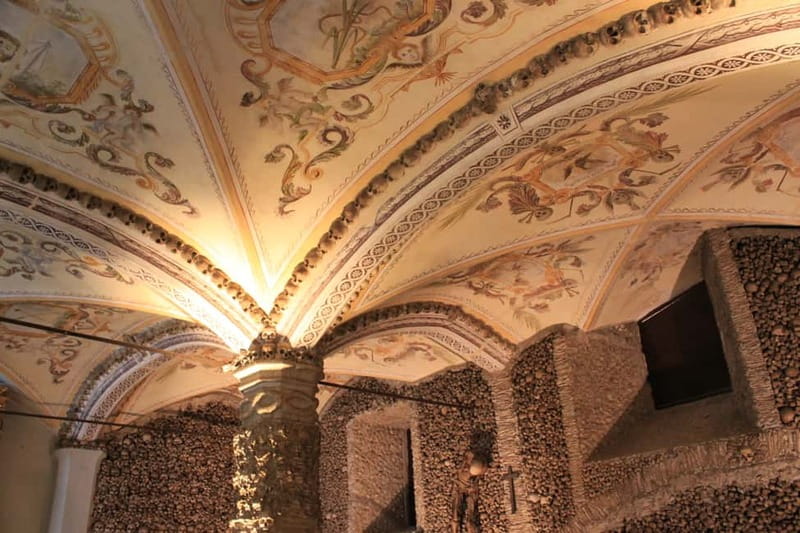 From Lisbon: Small-Group Day Tour to Évora and Monsaraz - Getting inside Chapel of Bones and St. Francis Church