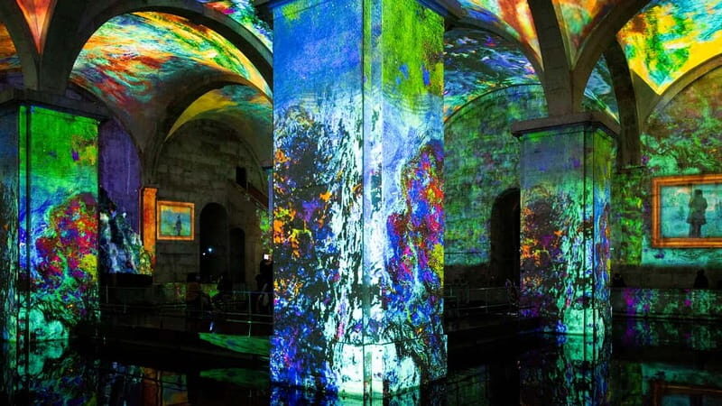 LISBOA: Impressive Monet & Brilliant Klimt - 360º Projections: Turning a Reservoir Into the Canvas