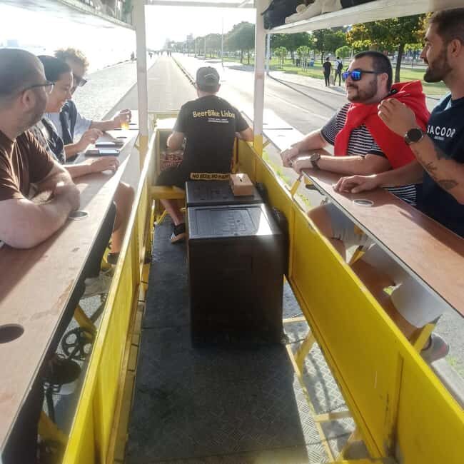 Lisbon: 1-Hour Beer or Sangria Bike Sightseeing Tour - What $34 actually buys you on a Lisbon beer bike