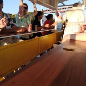 Lisbon: 1-Hour Beer or Sangria Bike Sightseeing Tour - Where you meet: Av. da Índia 70 and a yellow bike start