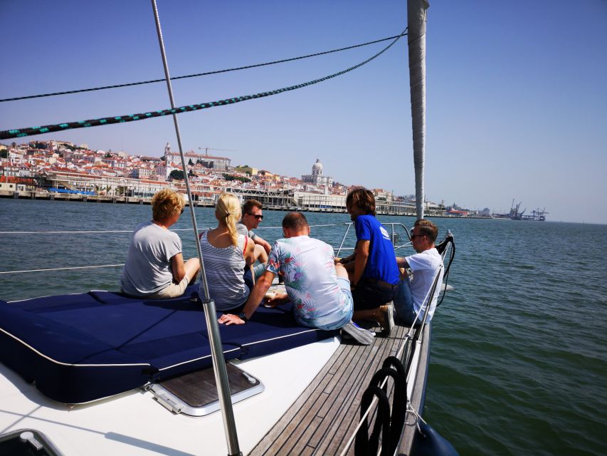 Lisbon: 2-Hour Sailing Yacht Cruise & Guided Tour w/2 drinks - Cross the Tagus Estuary and catch Lisbon’s engineering on the move