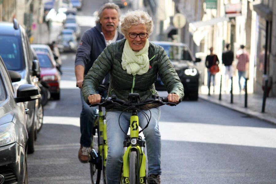 Lisbon: 3-Hour Tour by E-Bike - Alfama downhill ride: old streets, faster pace, real city energy