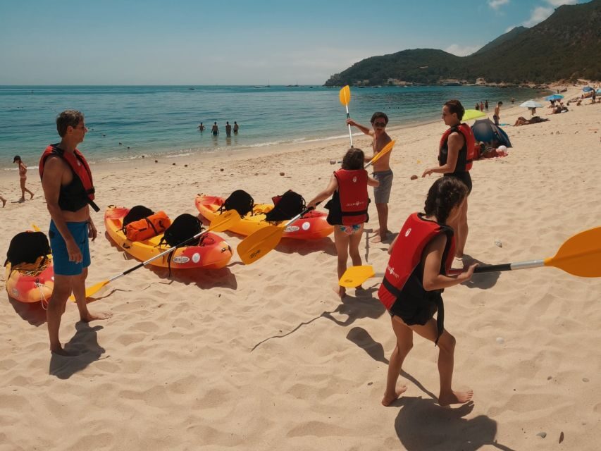 Lisbon: Arrábida Kayak & Wild Beach Snorkeling with Pickup - Portinho da Arrábida Kayak Time: Practical Paddling With a Real Teaching Focus