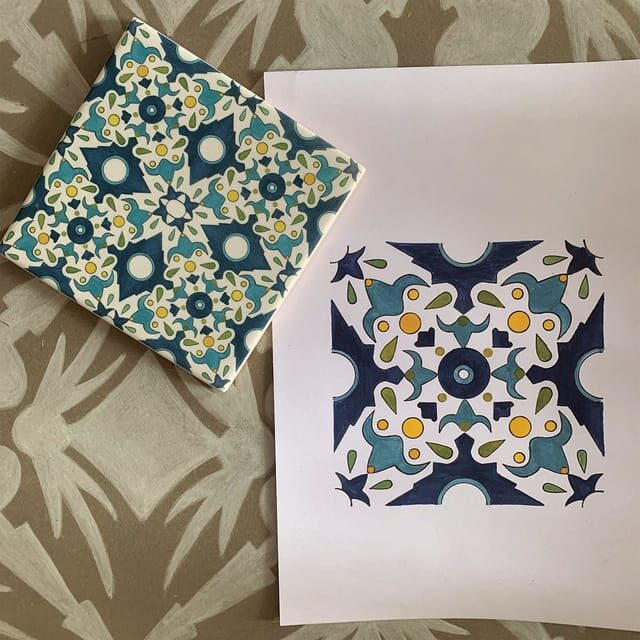 Lisbon: Azulejos' Design Create Your Own Tile Workshop - Designing without pressure: making a pattern even if you think you can’t draw