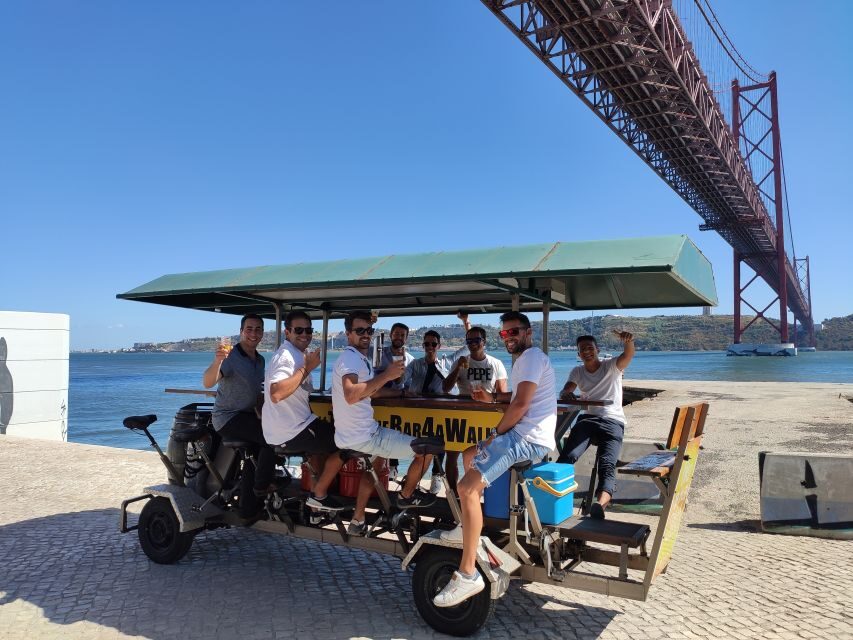 Lisbon: Beer Bike Tour with Sangria and Beer - Sangria, beer-style pours, and DJ-ready music