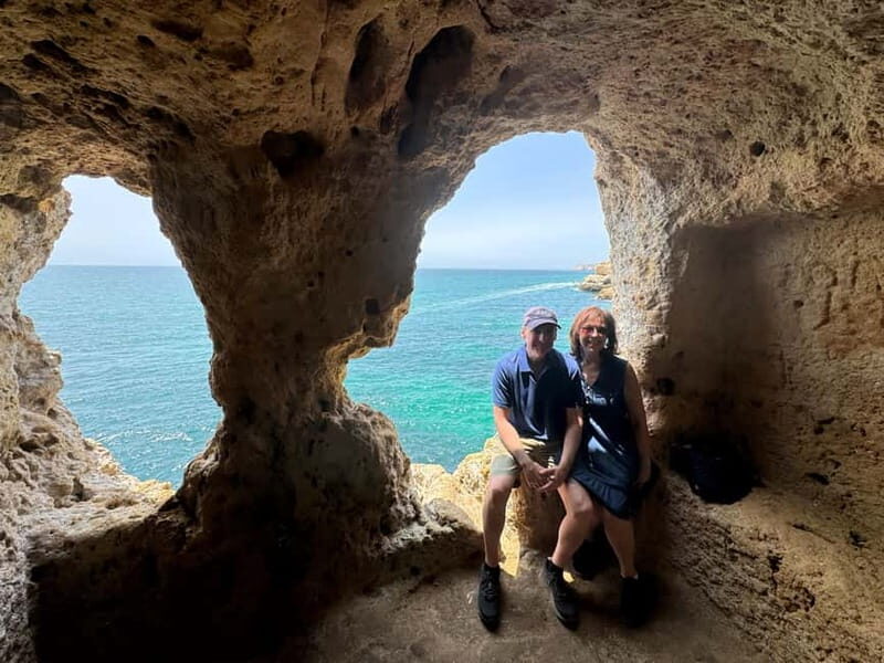 Lisbon: Benagil, Boneca Cave, Portimao & Lagos Private Tour - Algar Seco and Boneca Cave: Where the Rocks Do the Talking