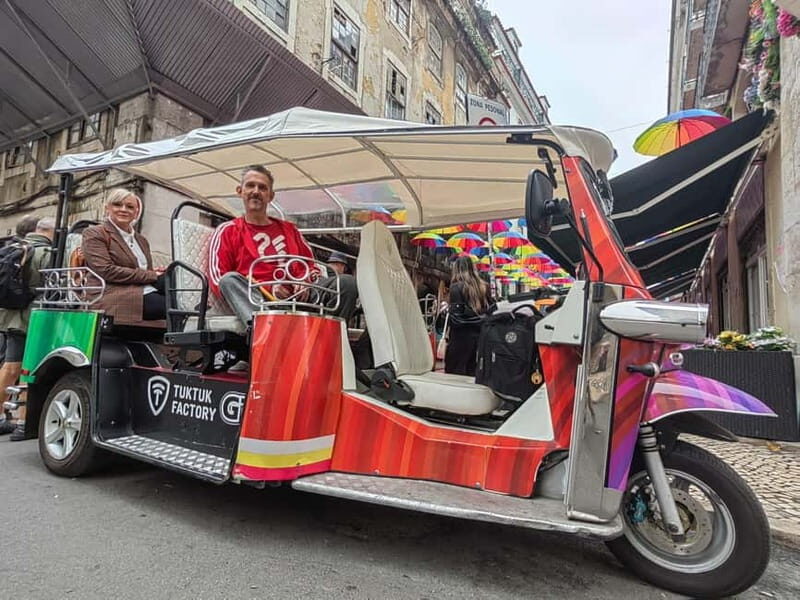Lisbon: City Highlights Tuk-Tuk Tour with Pickup - Pickup to downtown: getting oriented fast