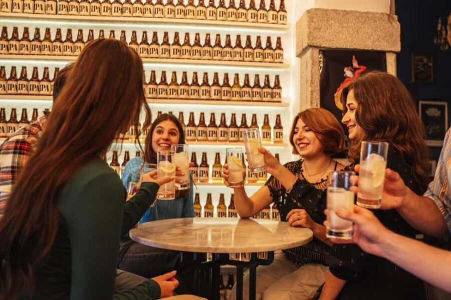 Lisbon: Drunken History Walking Tour with Included Drinks - The pacing: lively stops, and a realistic note about seating