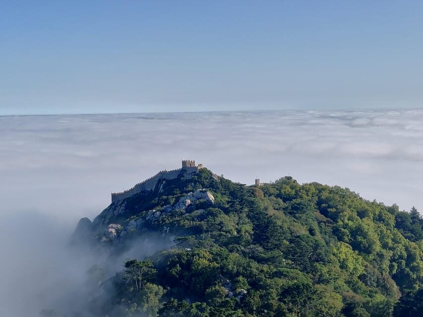 Lisbon: Half-Day Sintra Tour with Pena Palace and Regaleira - Pena Palace terraces: Romantic color and real breathing-space views
