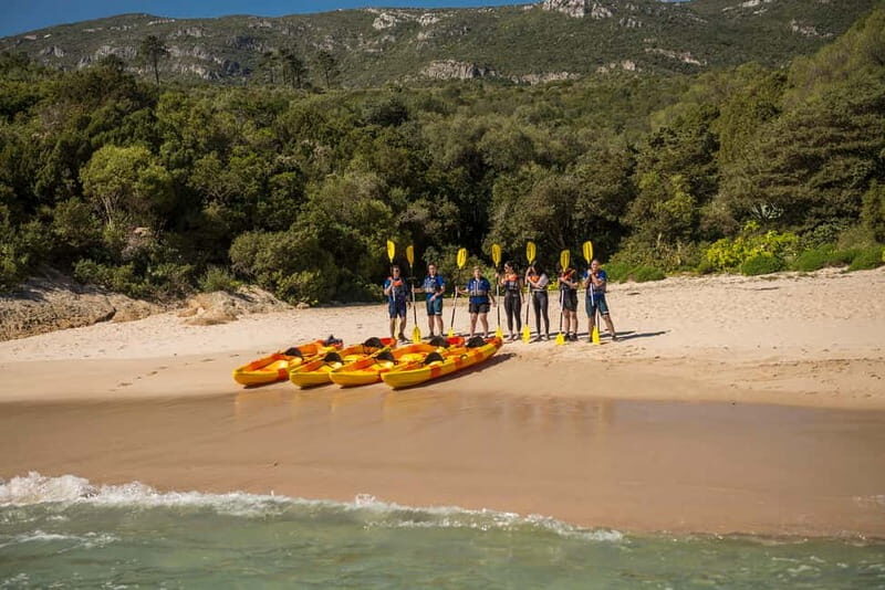 Lisbon: Kayak Tour Arrábida Natural Park, Setubal, Sesimbra - From the Learning Spot to the Coast: The First Real Bay View