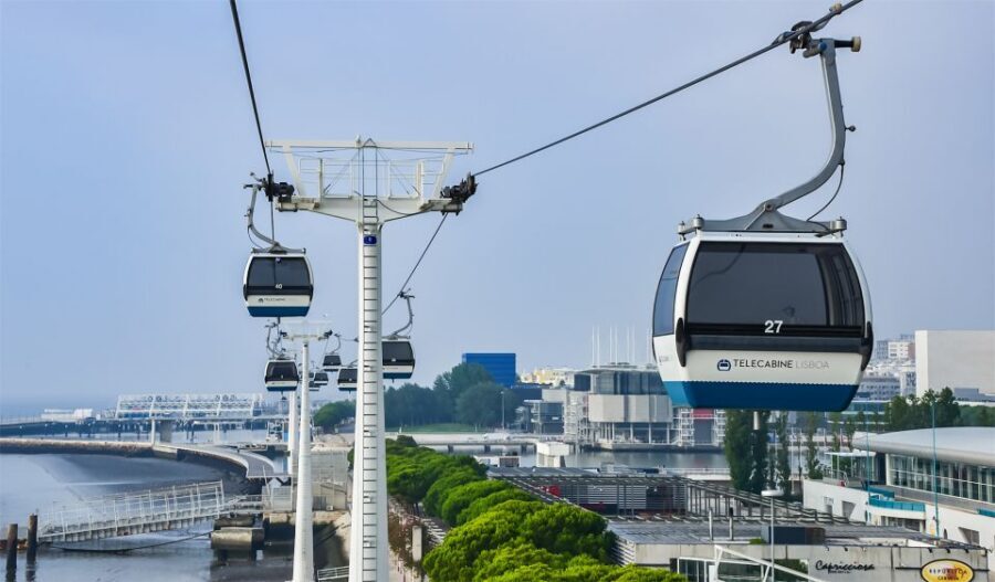 Lisbon: Nations Park Gondola Lift Cable Car Round Trip - What the 12-minute itinerary looks like in real life