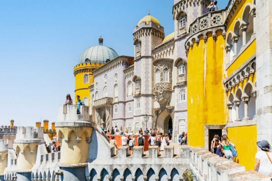 Lisbon: Pena Palace, Sintra, Cabo da Roca, & Cascais Daytrip - Cascais: elegant seaside, a short walk, and an hour to wander