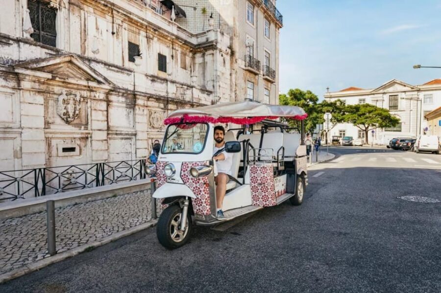 Lisbon: Private Guided Tuk-Tuk Tour with Hotel Pickup - Chiado and Bairro Alto: Romantic-era streets and that Fado mood