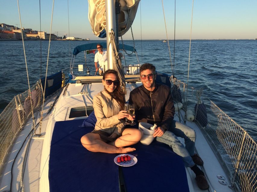 Lisbon: Private Sunset Sailing Tour with Champagne - Gliding past Belém landmarks: Padrão dos Descobrimentos and Torre de Belém
