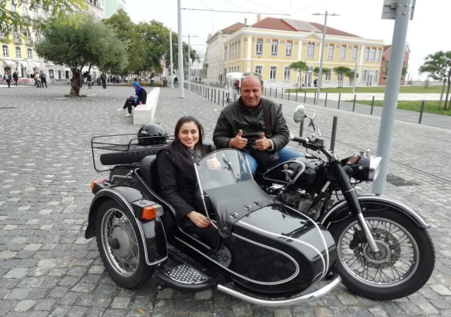 Lisbon: Sidecar Tour - Jerónimos Monastery stops: exterior viewing with context