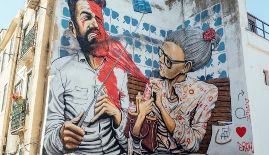 Lisbon: Street Art Walk - Caracol da Graça: when the tour gets to feel newly painted