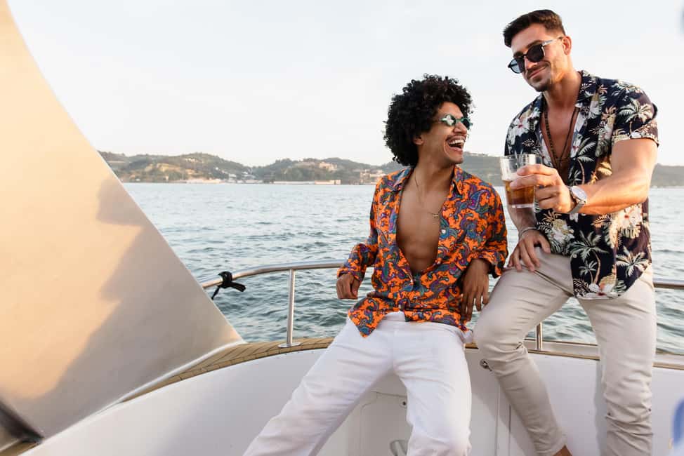 Lisbon: Sunset/Night Boat Party with Open Bar, Snacks & DJ - Getting To Ondas de Angelo: The Harbor Spot You Should Find Early