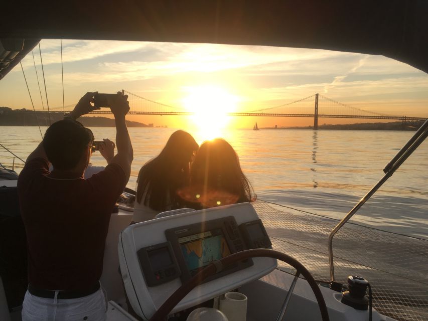 Lisbon: Sunset Sailing Boat Cruise with Wine - MAAT and Tejo Power Station: modern Lisbon along the edges