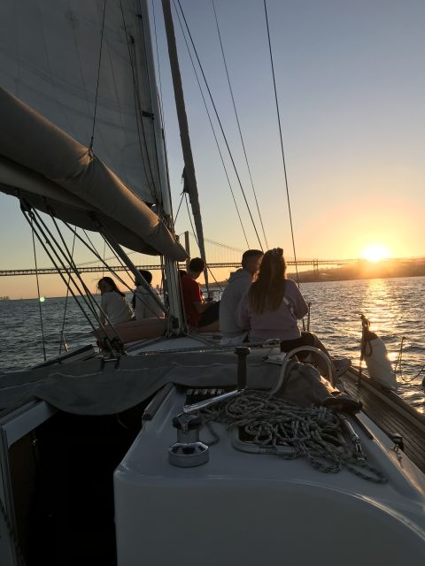 Lisbon Sunset Sailing – Small Group (max 10) Wine & History - Timing and the cold truth after sunset