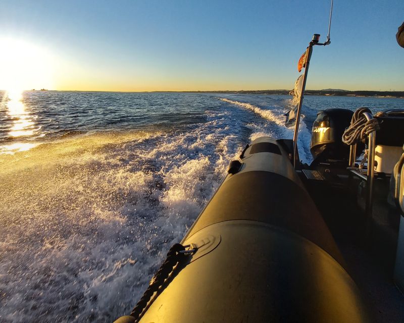 Lisbon: Sunset SpeedBoat Tour - From Commerce Square to Christ the King: A Lisbon Cross-Section