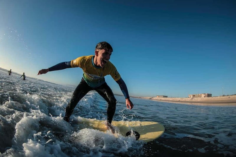 Lisbon: Surf Experience at Costa da Caparica - Instructors like Ari, Lewis, Pedro, Lucas, and Catarina