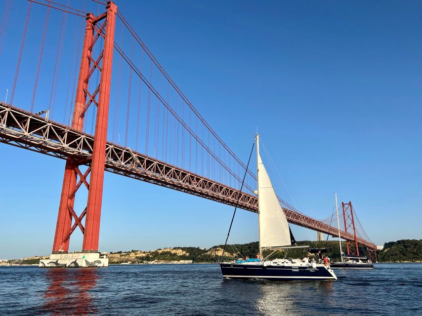 Lisbon: Tagus River Sunset Cruise with Drinks - The Museum stop and 25 de Abril Bridge: modern Lisbon meets old water