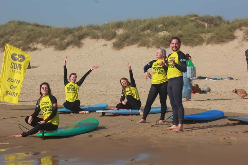 Lisbon: The Surf Instructor - surf lessons with transfer - In-water photographer: great memories, extra cost planning