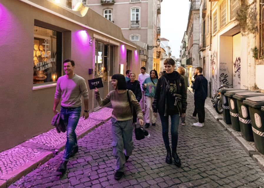 Lisbon: Tipsy Tour Fun Bar Crawl with a Local Guide - The club finish in Bairro Alto: decide how late you want to go