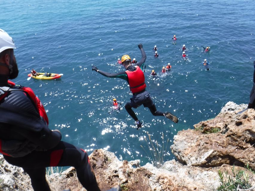 Portinho da Arrábida: Coasteering Boat Tour - Safety, insurance, and boat support: why this feels controlled