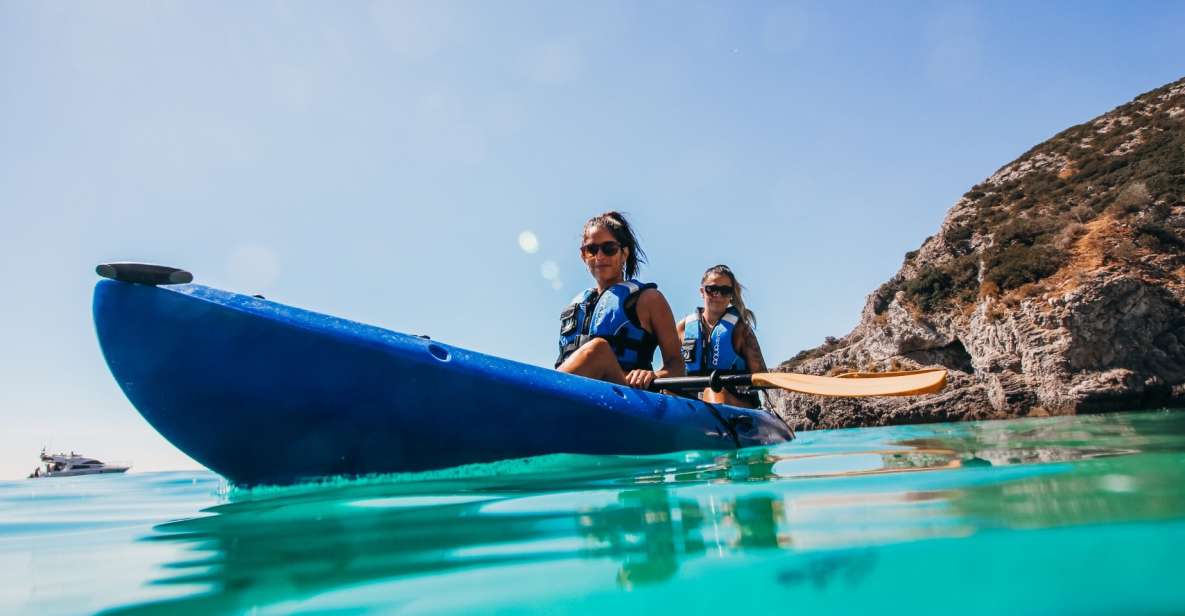 Sesimbra: Arrabida Natural Park & Caves Guided Kayaking Tour - Getting There: The Our Roots Ramp and Blue Kayaks