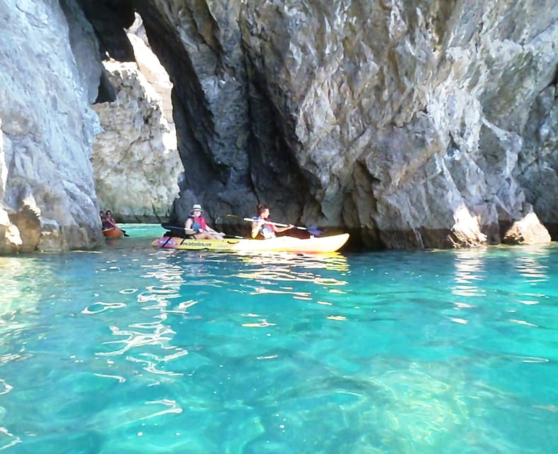 Sesimbra: Ribeiro Cavalo Beach, Caves, & Arrábida Kayak Tour - Price and value: what you get for $44